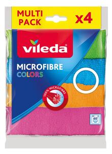 Mikroszálas törlőkendő szett 4 db-os 30x30 cm Colors - Vileda
