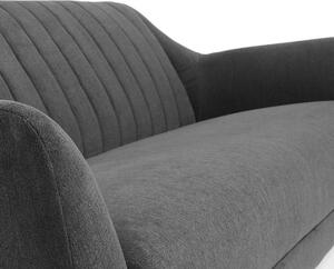 Sötétszürke szövet kétüléses kanapé Kave Home Obo 190 cm