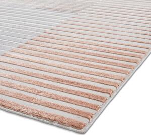 Rózsaszín-szürke szőnyeg 220x160 cm Apollo - Think Rugs