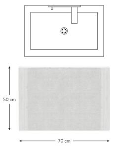 Fehér fürdőszobai kilépő 70x50 cm Premium - Westwing Collection