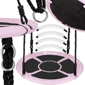 Springos Fészekhinta 110cm #rózsaszín-fekete