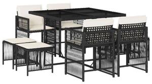 VidaXL Polyrattan Kerti Étkezőgarnitúra - 9 részes