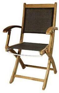 Fairchild összecsukható szék teak natur fából 55x55x92 cm
