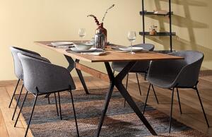 Tölgyfa étkezőasztal Kave Home Ametiszt 160 x 90 cm