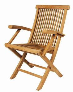 Milford ECO összecsukható szék eco teak natur fából 55x60x90 cm