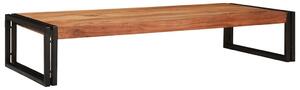 VidaXL Fürdőszobai polc polcokkal Barna 120 x 50 x 23 cm Tömör Akácfa