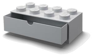 Brick szürke fiókos doboz, 31,6 x 11,3 cm - LEGO®