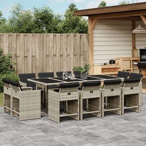 VidaXL Polyrattan Kerti Étkezőgarnitúra - 13 részes