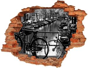 3d-s lyuk vizuális effektusok matrica Amszterdam kerékpárok