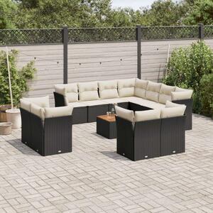 VidaXL Polyrattan Kerti Ülőgarnitúra - 12 részes