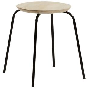 Mangó szék Kave Home Ren 46 cm fekete talppal