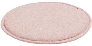 Rózsaszín szövetpárna Kave Home Silke 35 cm