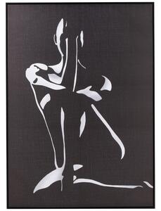 Fekete festmény J-line Lorna 143 x 102 cm