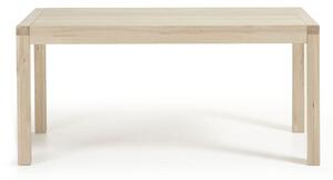 Világos tölgy összecsukható étkezőasztal Kave Home Briva 200/280 x 100 cm