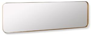 Arany fém függő tükör Kave Home Marco 100 x 30 cm