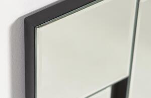 Fekete fém függő tükör Kave Home Savoy 85 x 140 cm