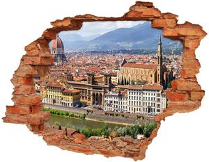 Fali matrica lyuk a falban Firenze olaszország