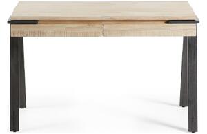 Akác íróasztal Kave Home Vékony 125 x 60 cm