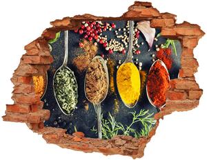 Fali matrica lyuk a falban Színes fűszerek