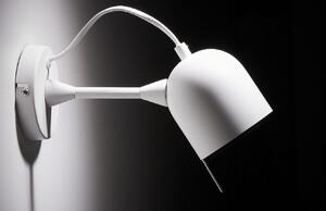 Fehér fém fali lámpa Kave Home Lucilla