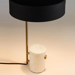 Fekete fém asztali lámpa Kave Home Phant