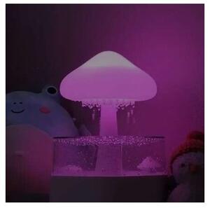 Levegő párásító LED lámpa esőcseppek