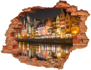 Fali matrica lyuk a falban Gdansk lengyelország