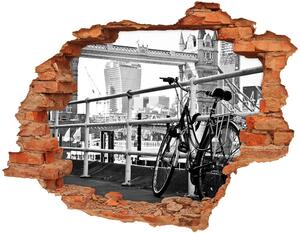 Fali matrica lyuk a falban Kerékpár londonban