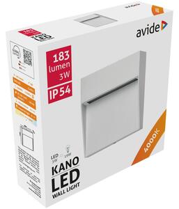 Avide AOLS3WLEDKAS Kano LED Kültéri lépcső lámpa