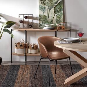 Fa fésülködőasztal Kave Home Palmia 140 x 40 cm