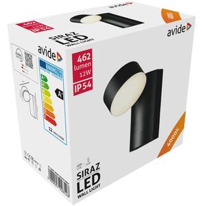 Avide AOLW12WLEDSIR "Siraz" Kültéri LED fali lámpa