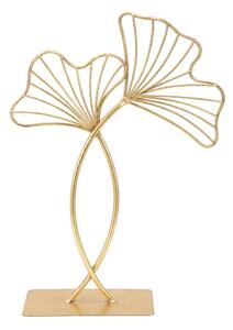 Leaf Glam aranyszínű dekoráció, magasság 35 cm - Mauro Ferretti