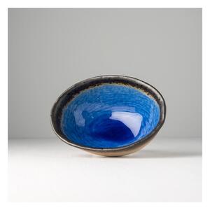 Cobalt kék kerámia tál, ø 17 cm - MIJ