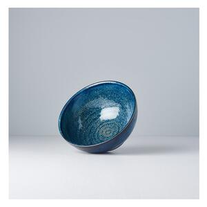Indigo kék kerámia tál, ø 18 cm - MIJ