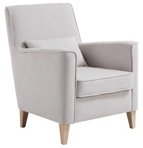 Bézs szövet fotel Kave Home Glam