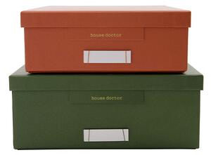 House Doctor - Keep Storage 2pcs. Green/OrangeHouse Doctor - Lampemesteren
