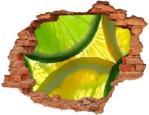 Fali matrica lyuk a falban Lime és citrom