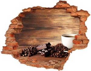 Fali matrica lyuk a falban Kávé és csokoládé