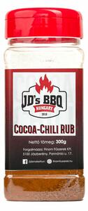 JD's BBQ Cocoa-Chili rub szóródobozban, 300 g