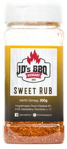 JD's BBQ Sweet rub Klasszikus édes BBQ fűszerkeverék szóródobozban, 300 g