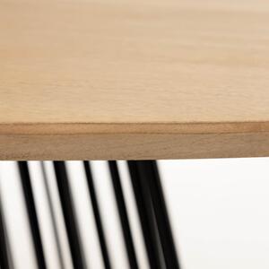 Mangó ovális étkezőasztal Kave Home Fényesség 200 x 110 cm