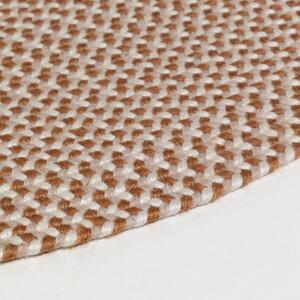 Bézs szövet szőnyeg Kave Home Rodhe ⌀ 150 cm