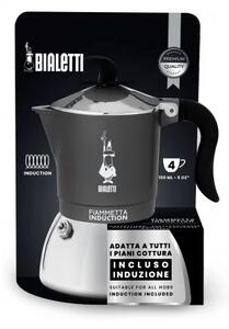 Bialetti Fiammetta indukciós kotyogós kávéfőző 4 adag, szürke (7145)