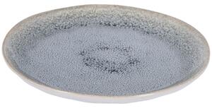 Kék-fehér kerámia desszerttál Kave Home Sachi 20,7 cm