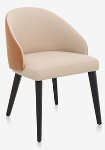 CRESCENDO C3746 BEIGE / ROZSDABARNA ÉTKEZŐSZÉK