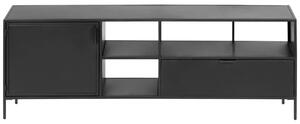 Fekete fém TV állvány Kave Home Shantay 150 x 35 cm