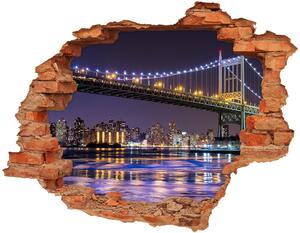 3d-s lyukat fali matrica Bridge new york city
