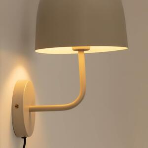 Bézs fém fali lámpa Kave Home Alish 35 cm