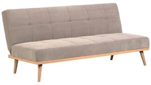Szürke szövet kétszemélyes kanapéágy Kave Home Nirit 180 cm