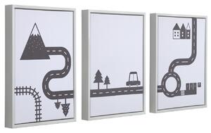 Három képből álló készlet Kave Home Nisi 30 x 42 cm